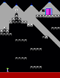 Thumbnail for a map of Level 02 for the PC game Commander Keen In "Invasion Of The Vorticons" - Episode One: Marooned On Mars.