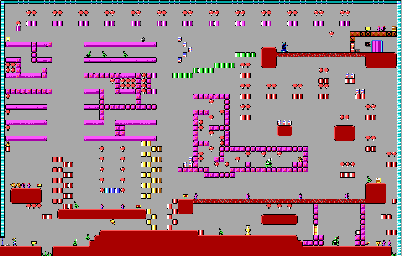 Thumbnail for a map of Level 03 for the PC game Commander Keen In "Invasion Of The Vorticons" - Episode One: Marooned On Mars.