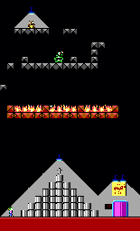 Thumbnail for a map of Level 05 for the PC game Commander Keen In "Invasion Of The Vorticons" - Episode One: Marooned On Mars.