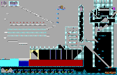 Thumbnail for a map of Level 16 for the PC game Commander Keen In "Invasion Of The Vorticons" - Episode One: Marooned On Mars.