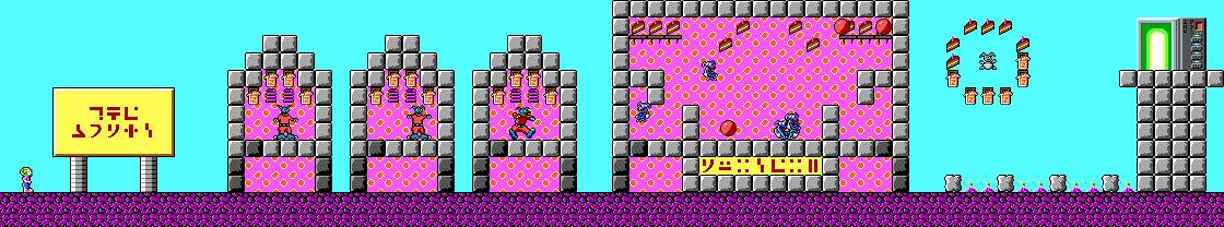Thumbnail for a map of Level 06 for the PC game Commander Keen In "Invasion Of The Vorticons" - Episode Three: Keen Must Die!.