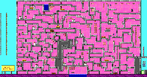 Thumbnail for a map of Level 08 for the PC game Commander Keen In "Invasion Of The Vorticons" - Episode Three: Keen Must Die!.