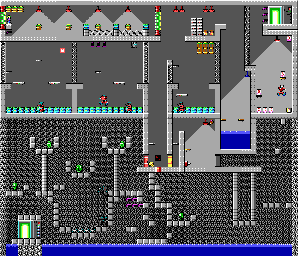 Thumbnail for a map of Level 12 for the PC game Commander Keen In "Invasion Of The Vorticons" - Episode Three: Keen Must Die!.
