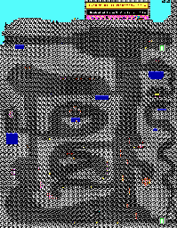 Thumbnail for a map of Level 13 for the PC game Commander Keen In "Invasion Of The Vorticons" - Episode Three: Keen Must Die!.
