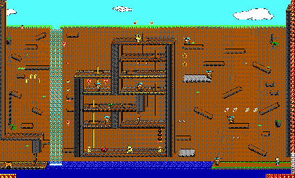 Thumbnail for a map of Level 04 for the PC game Commander Keen In Keen Dreams.