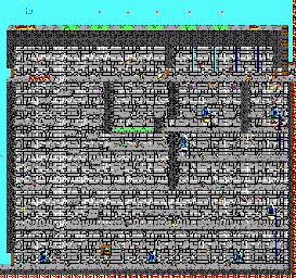 Thumbnail for a map of Level 16 for the PC game Commander Keen In Keen Dreams.