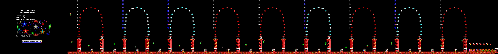 Thumbnail for a map of Episode 1 Level 13 for the PC game Cosmo's Cosmic Adventure.