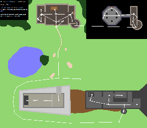 Thumbnail for a map of Gatehouse (Original) for the PC game The Crystal Key.