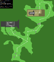 Thumbnail for a map of Jungle (Original) for the PC game The Crystal Key.
