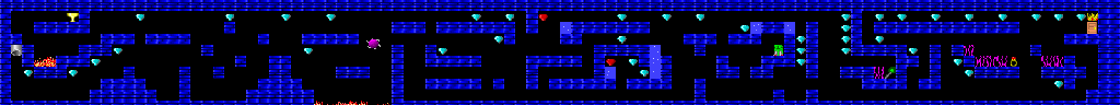 Thumbnail for a map of Level 04 for the PC game Dangerous Dave In The Deserted Pirate's Hideout!.
