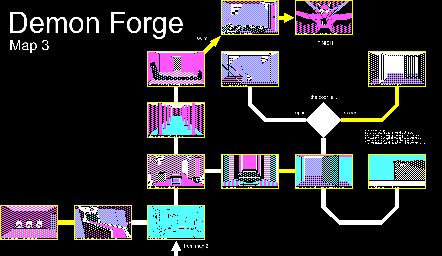 Thumbnail for a map of Map 3 for the PC game Demon's Forge.