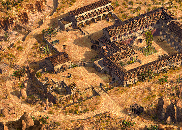 Thumbnail for a map of 08. Into The Lion's Den for the PC game Desperados: Wanted Dead Or Alive.