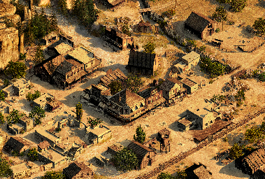 Thumbnail for a map of 21. Piggies In The Middle for the PC game Desperados: Wanted Dead Or Alive.