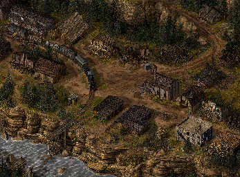 Thumbnail for a map of 22. Showdown In Deadstone for the PC game Desperados: Wanted Dead Or Alive.