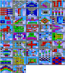 Thumbnail for a map of Levels for the PC game Diamonds For Kids.