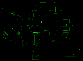 Thumbnail for a map of Episode 1 Map 3: Toxin Refinery (Keys) for the PC game Doom.