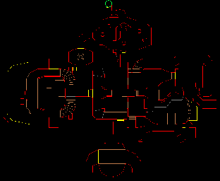 Thumbnail for a map of Episode 1 Map 5: Phobos Lab (Exits) for the PC game Doom.