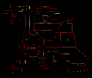 Thumbnail for a map of Episode 1 Map 7: Computer Station (In-Game Map) for the PC game Doom.