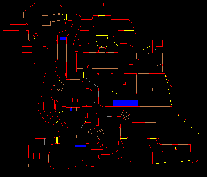 Thumbnail for a map of Episode 1 Map 7: Computer Station (Secrets) for the PC game Doom.