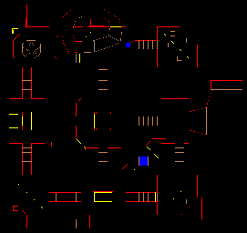 Thumbnail for a map of Episode 1 Map 9: Military Base (Secrets) for the PC game Doom.