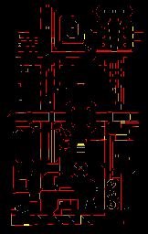 Thumbnail for a map of Episode 2 Map 2: Containment Area (In-Game Map) for the PC game Doom.