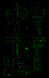 Thumbnail for a map of Episode 2 Map 2: Containment Area (Keys) for the PC game Doom.