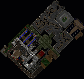 Thumbnail for a map of Episode 2 Map 2: Containment Area for the PC game Doom.