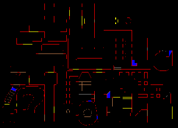 Thumbnail for a map of Episode 2 Map 3: Refinery (Secrets) for the PC game Doom.