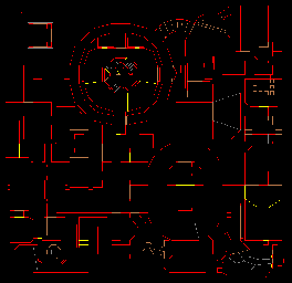 Thumbnail for a map of Episode 2 Map 4: Deimos Lab (In-Game Map) for the PC game Doom.