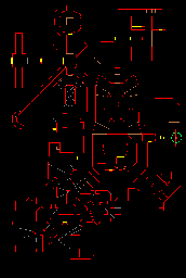 Thumbnail for a map of Episode 2 Map 6: Halls of the Damned (Exits) for the PC game Doom.