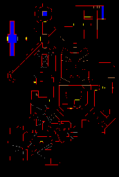 Thumbnail for a map of Episode 2 Map 6: Halls of the Damned (Secrets) for the PC game Doom.