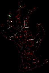 Thumbnail for a map of Episode 3 Map 2: Slough of Despair (Exits) for the PC game Doom.