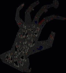 Thumbnail for a map of Episode 3 Map 2: Slough of Despair for the PC game Doom.