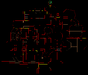 Thumbnail for a map of Episode 3 Map 3: Pandemonium (Exits) for the PC game Doom.