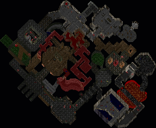 Thumbnail for a map of Episode 3 Map 3: Pandemonium for the PC game Doom.