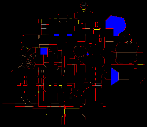Thumbnail for a map of Episode 3 Map 3: Pandemonium (Secrets) for the PC game Doom.