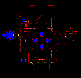 Thumbnail for a map of Episode 3 Map 5: Unholy Cathedral (Secrets) for the PC game Doom.