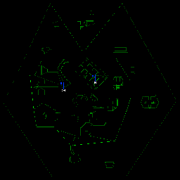 Thumbnail for a map of Episode 3 Map 6: Mt. Erebus (Keys) for the PC game Doom.