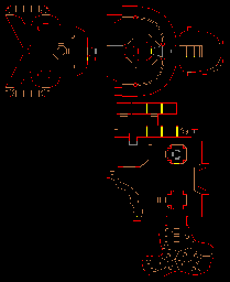 Thumbnail for a map of Episode 4 Map 8: Unto the Cruel (In-Game Map) for the PC game Doom.