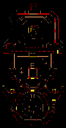 Thumbnail for a map of Episode 4 Map 9: Fear (In-Game Map) for the PC game Doom.