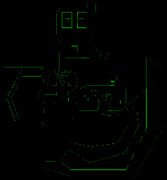 Thumbnail for a map of Level 01: Entryway (Keys) for the PC game Doom II: Hell on Earth.