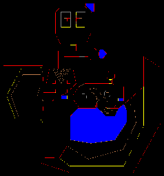 Thumbnail for a map of Level 01: Entryway (Secrets) for the PC game Doom II: Hell on Earth.