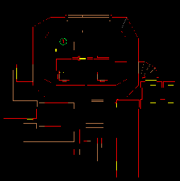 Thumbnail for a map of Level 02: Underhalls (Exits) for the PC game Doom II: Hell on Earth.
