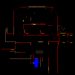 Thumbnail for a map of Level 02: Underhalls (Secrets) for the PC game Doom II: Hell on Earth.