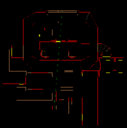 Thumbnail for a map of Level 02: Underhalls (Teleports) for the PC game Doom II: Hell on Earth.