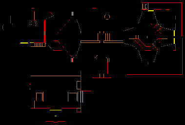 Thumbnail for a map of Level 03: The Gantlet (In-Game Map) for the PC game Doom II: Hell on Earth.