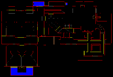 Thumbnail for a map of Level 05: The Waste Tunnels (Secrets) for the PC game Doom II: Hell on Earth.