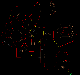 Thumbnail for a map of Level 09: The Pit (Exits) for the PC game Doom II: Hell on Earth.