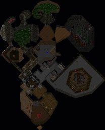 Thumbnail for a map of Level 09: The Pit for the PC game Doom II: Hell on Earth.