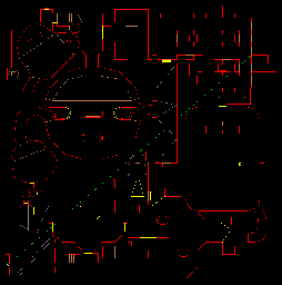 Thumbnail for a map of Level 10: Refueling Base (Teleports) for the PC game Doom II: Hell on Earth.